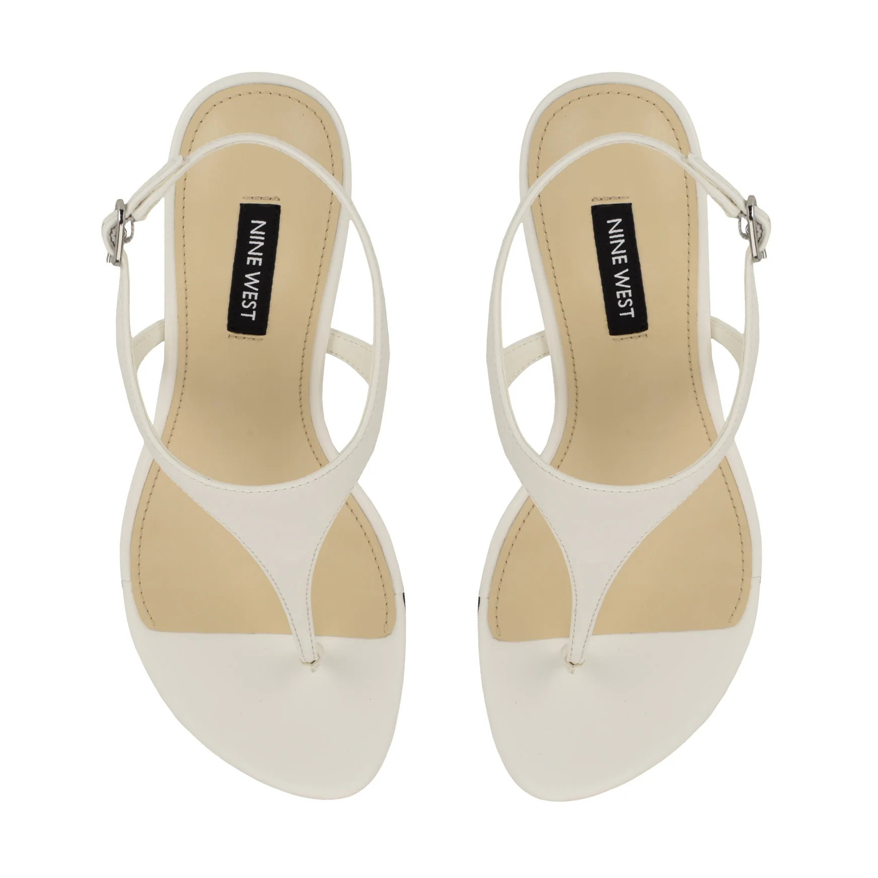 Noir Heeled Thong Sandals - Image 5