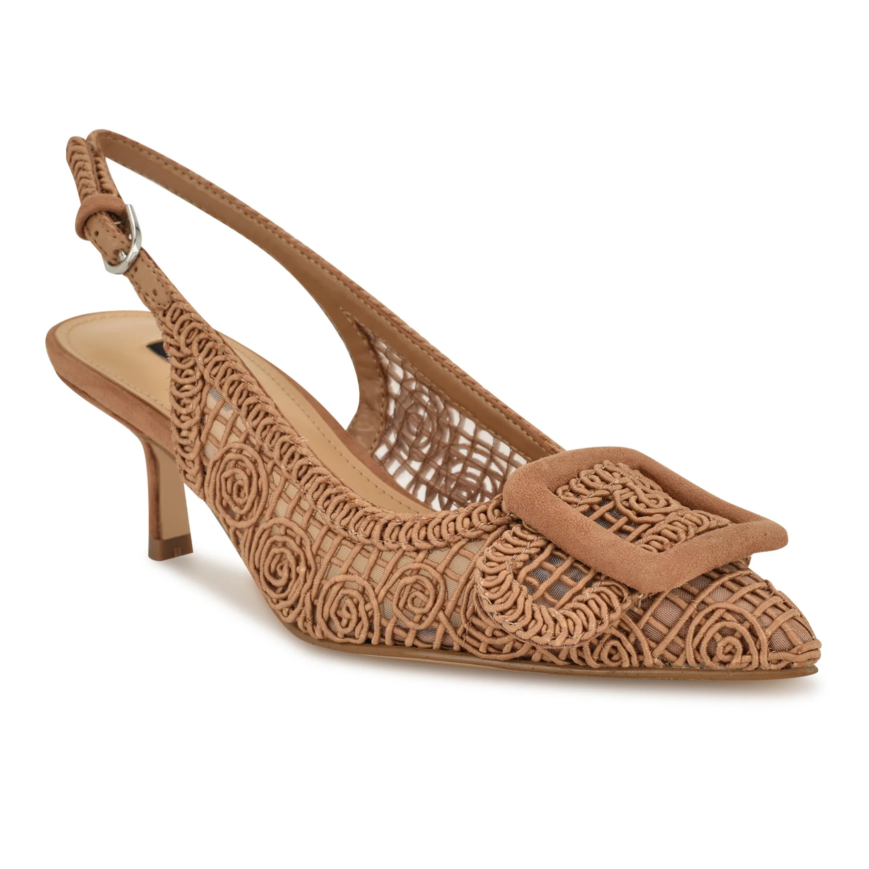 Nolla Woven Slingback Pumps - Image 2