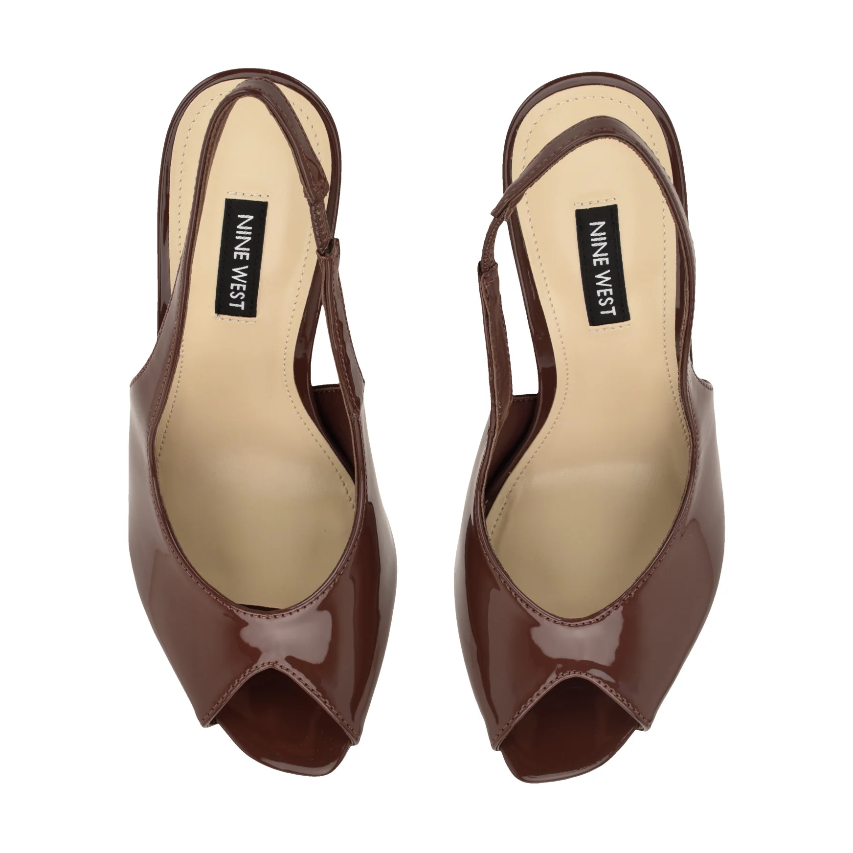 Pretta Peep Toe Slingback Pumps - Image 5
