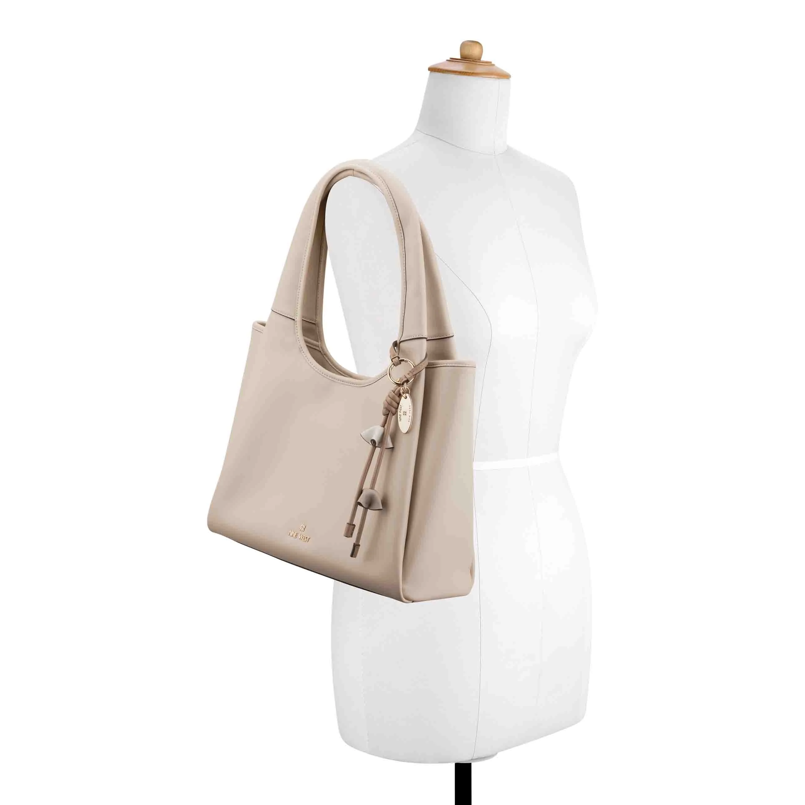 Priya Triple Compartment Shoulder Bag - Image 5