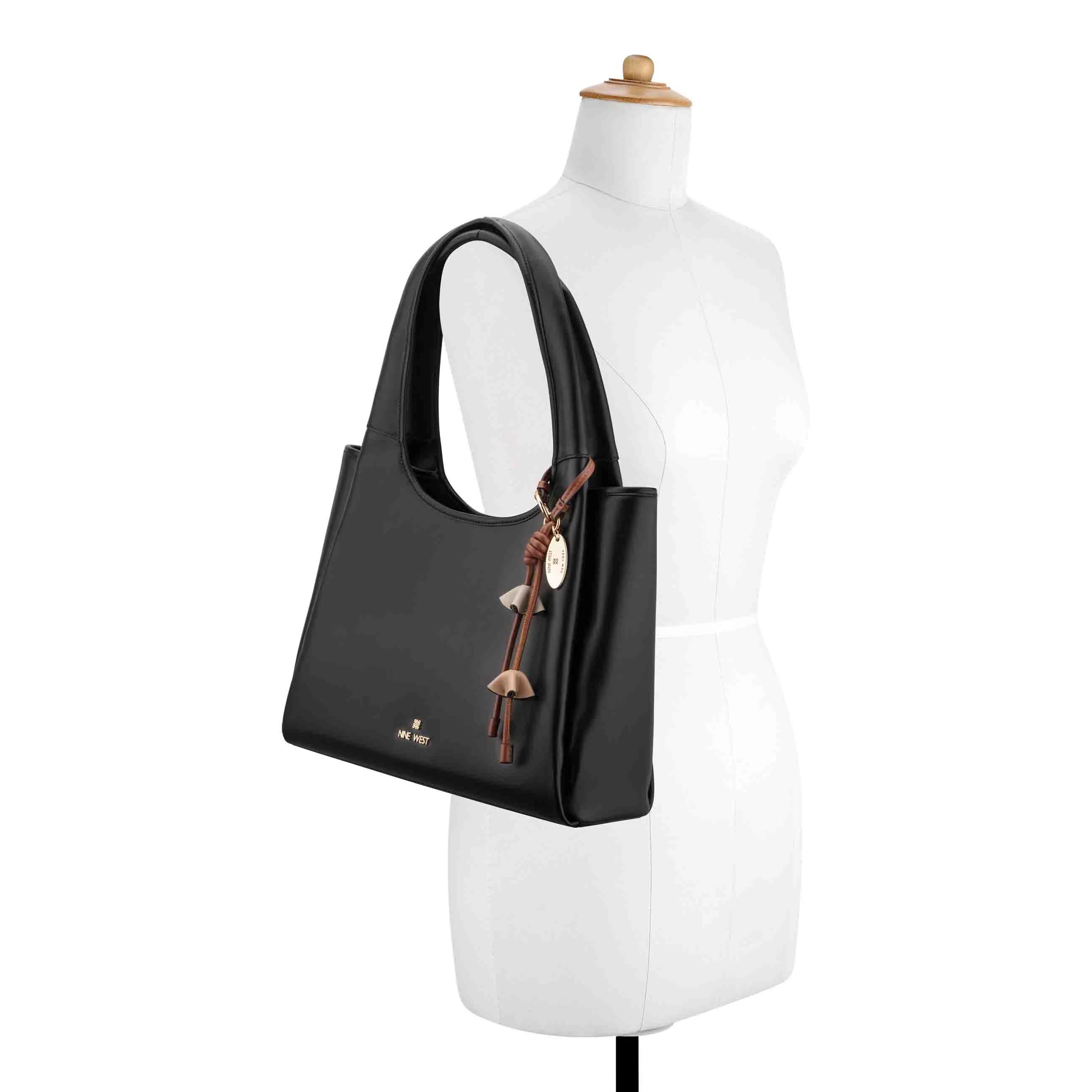 Priya Triple Compartment Shoulder Bag - Image 5