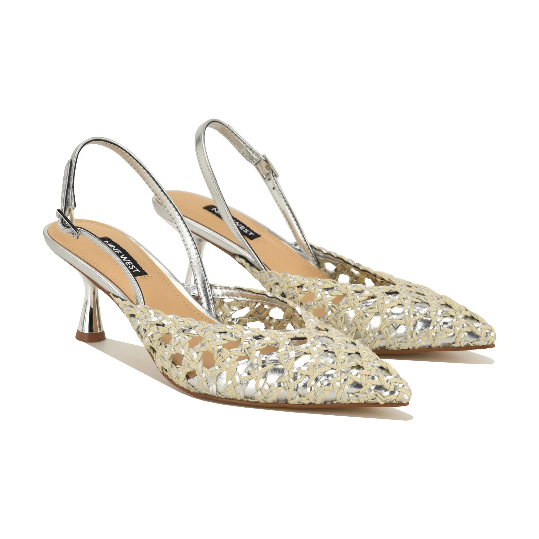 Randela Woven Slingback Pumps - Image 2