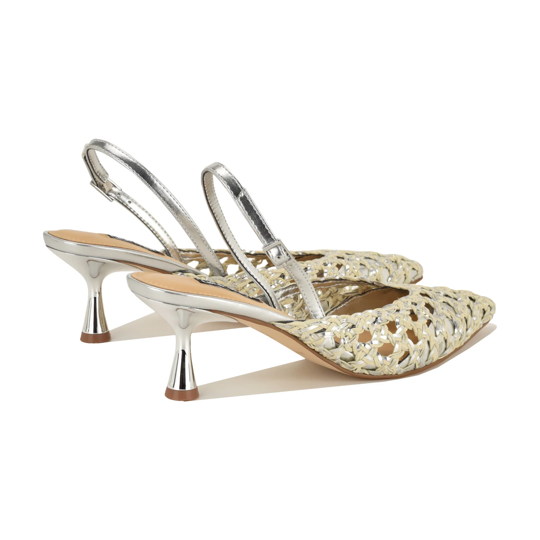 Randela Woven Slingback Pumps - Image 3