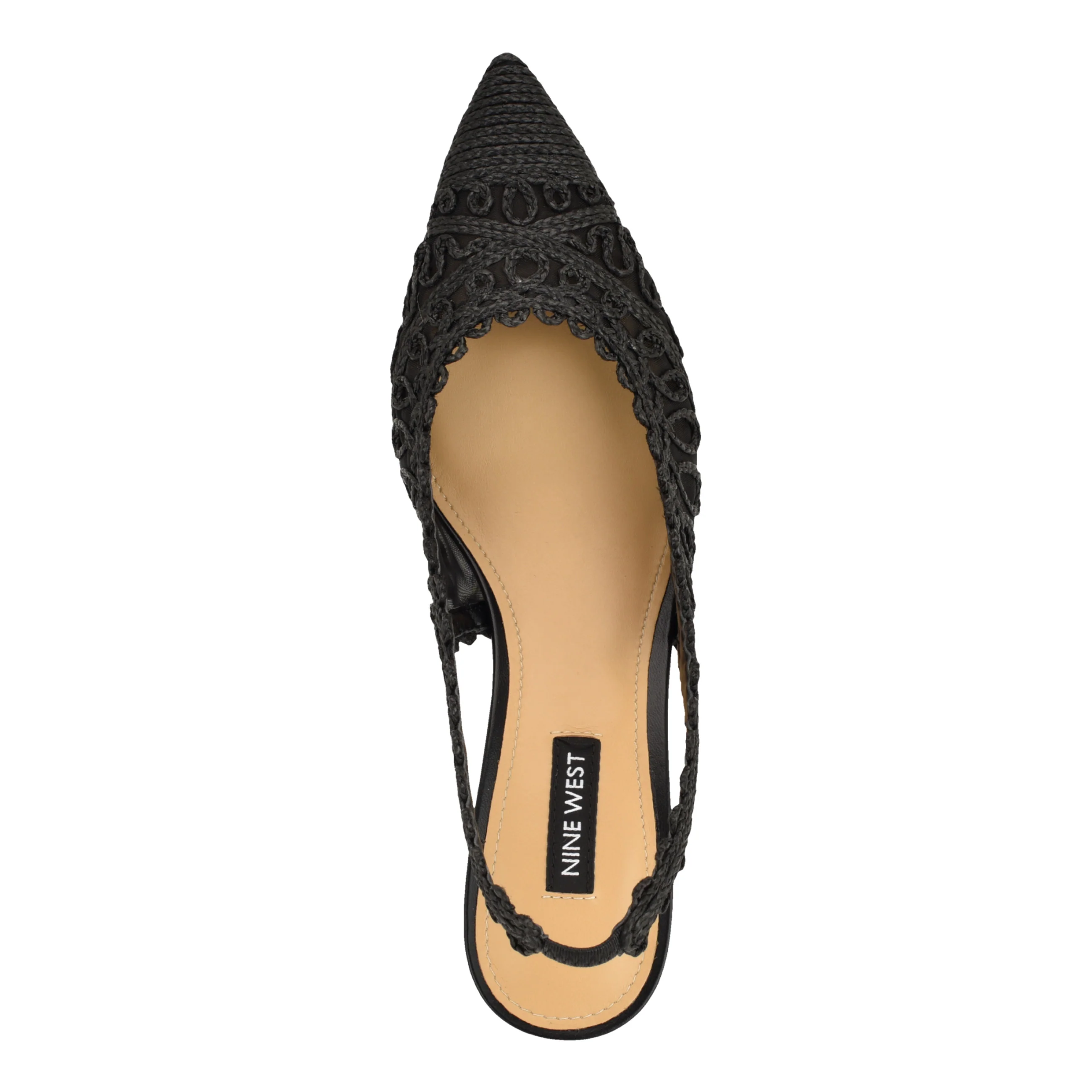 Romaine Woven Slingback Pumps - Image 3