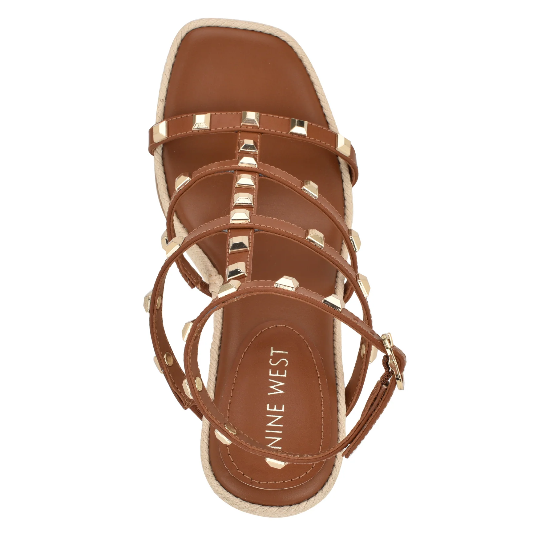 Sardis Studded Wedge Sandals - Image 3