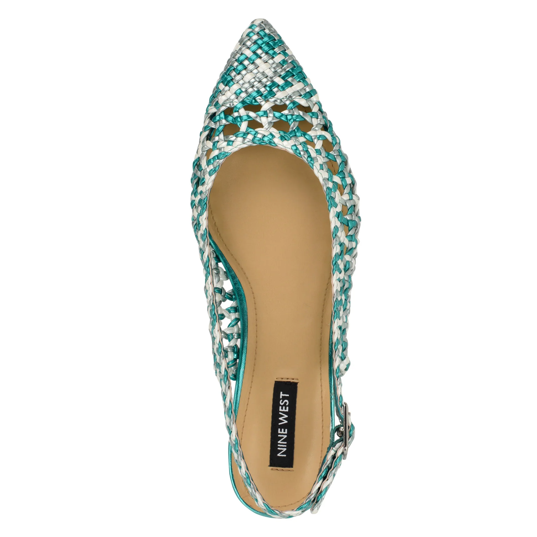 Soel Woven Slingback Flats - Image 3