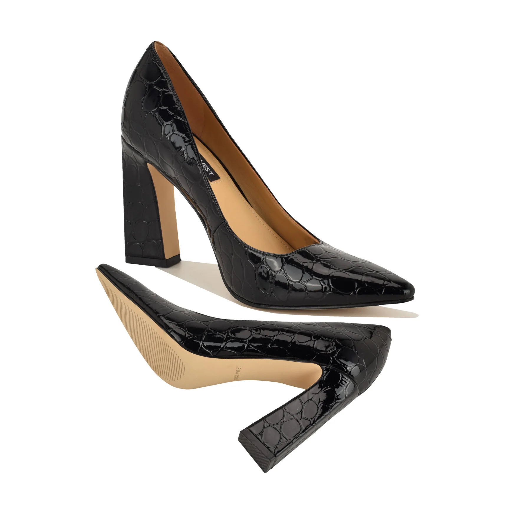 Tamant Block Heel Dress Pumps - Image 4