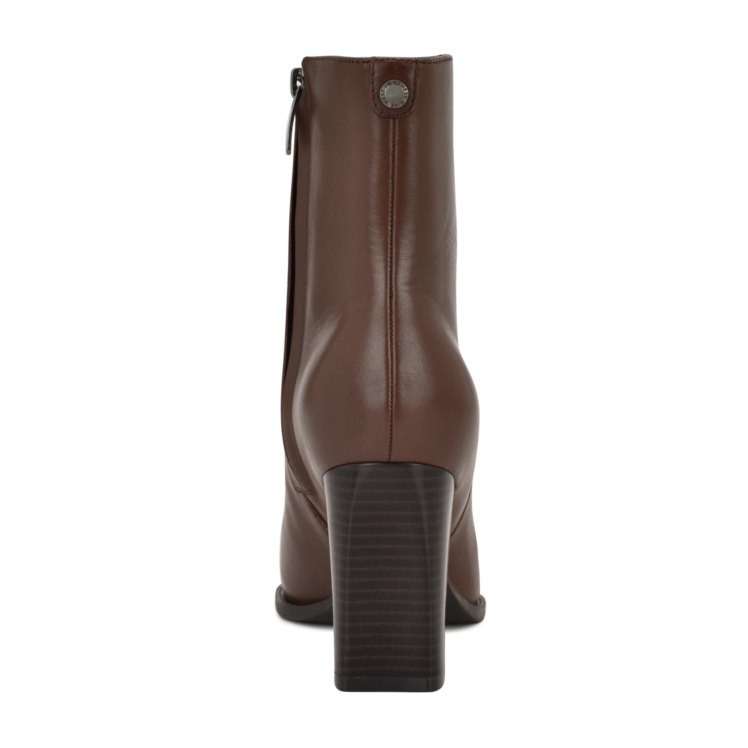 Tessay 9x9 Block Heel Leather Booties - Image 4