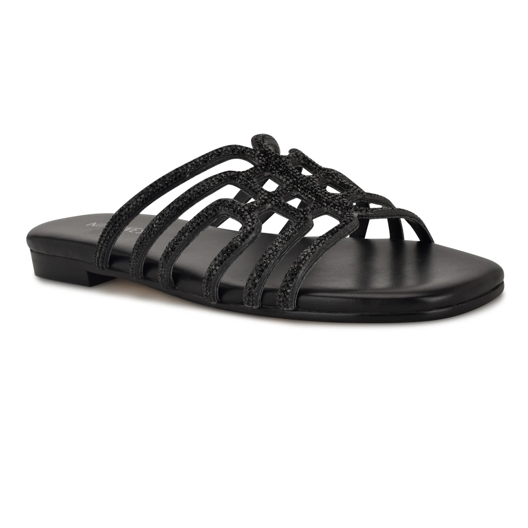 Timy Embellished Flat Sandals - Image 2