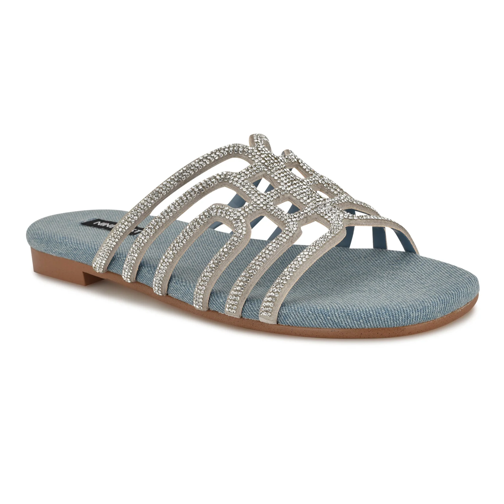 Timy Embellished Flat Sandals - Image 2
