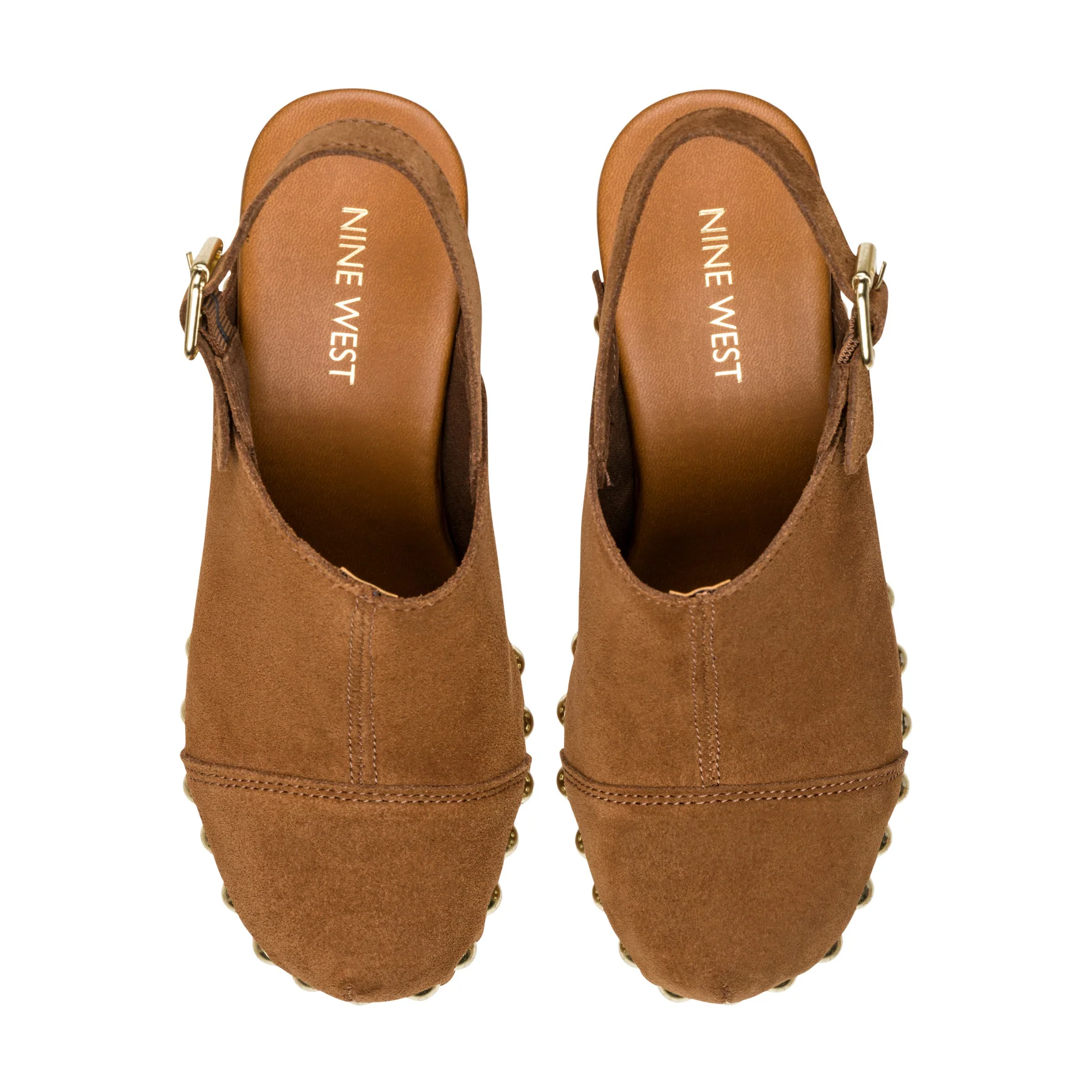 Toyz Studded Leather Slingback Clogs - Image 5
